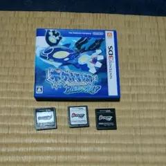 ポケットモンスターソウルシルバー・ホワイト・ブラック・アルファサファイアセット