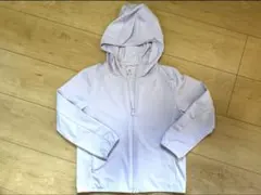 エアリズム UVカットメッシュパーカー パープル［120サイズ］【UNIQLO】