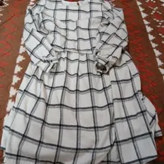 earth music&ecology チェック柄ワンピース Lサイズ