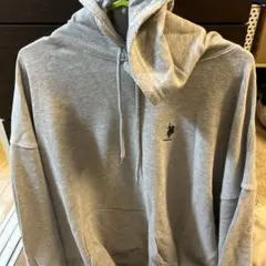 U.S. POLO ASSN. パーカー グレー L