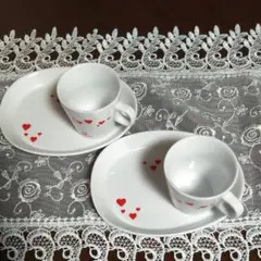 ❤再度、大幅お値下げ❤Vodafone　オリジナルカップ＆ソーサーセット（２客）