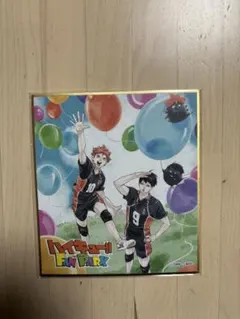 ハイキュー　ファンパーク　色紙　日向翔陽　影山飛雄