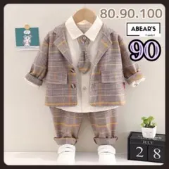 3点セット　フォーマルスーツ　子どもスーツ　卒服　入園式服　韓国子供服　b