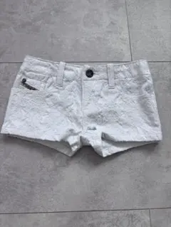 DIESEL ディーゼル　ショートパンツ　白　4Y