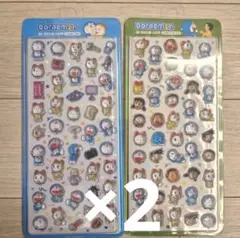 韓国限定 ドラえもん3Dクリスタルステッカー2種セット 2セット