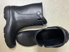 Crocs ブラック 長靴 調整可能なストラップ