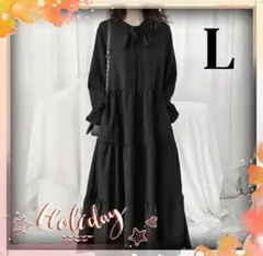 Aラインの大人可愛いワンピースで体型カバー❤ふんわりティアードワンピース