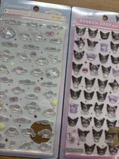 国内正規品　ボンボンドロップシール　mini クロミ　シナモロール　2枚セット