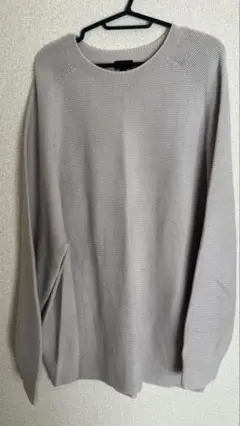 【めろさん専用】UNIQLO ユニクロ グレー クルーネック ニット