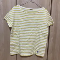 ORCIVAL オーシバル ボーダー Tシャツ 半袖 イエローのサムネイル