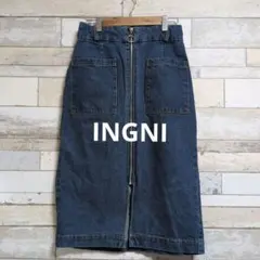 INGNI ダークブルー　インディゴブルー デニム　 M5/3〜5/6発送不可