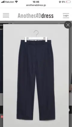 Theory ネイビー スラックス サイズ4