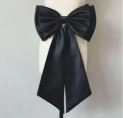 BIGリボン デカリボン ブラック 安全ピン付き