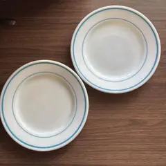 PYREX Tableware by CORNING ブルーライン 4枚セット PYREX Tableware by CORNING ブルーライン 4枚セット - メルカリ