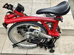 ブロンプトン　Brompton S6L 2019モデル　2x3速　赤色のサムネイル