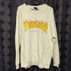 THRASHER フレイムロゴ 長袖トレーナー スウェット XLサイズ