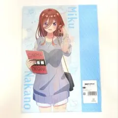 五等分の花嫁　DMMスクラッチ　クリアファイル　三玖