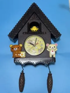 リラックマ　ムービングクロック 掛け時計　サンエックス　コリラックマ