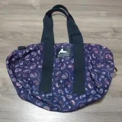 グレゴリー　ボストンバッグ　ペイズリー柄
