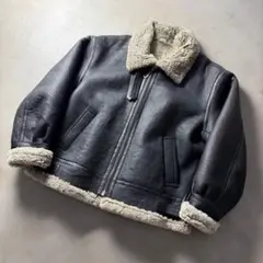 90s Leather JKT “B-3 Type” BLK - メルカリ