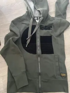 G-STAR RAW オリーブグリーン パーカー XS