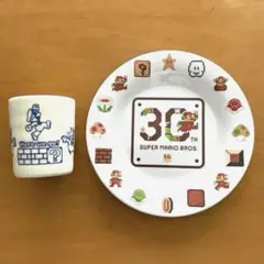 スーパーマリオ 30周年 一番くじ プレート マグ 任天堂 コレクション