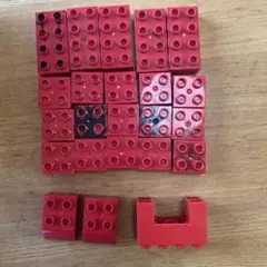 レゴ デュプロ 赤色ブロック まとめ売り