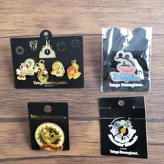 TDL　東京ディズニーランド　ピンバッジ4個セット