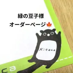 緑の豆子様専用　オーダーぺージ