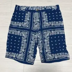 ジャーナルスタンダード S バンダナ柄 ショートパンツ ブルーのサムネイル