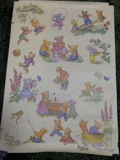 1983年　レトロ　イングランド　動物のイラストポスター2枚