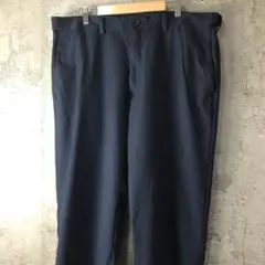 Y175古着　スラックス　ネイビー　90s Y2K