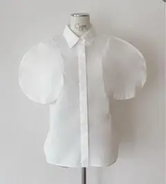 MACHATT パフスリーブWボタンシャツ マチャット MACHATT同型 パフスリーブWボタンシャツ