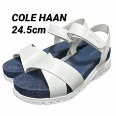 【美品】COLE HAAN ゼログランド サンダル 7 1/2B ホワイト 軽量