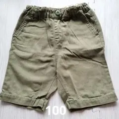 【美品】アプレレクール　半ズボン 100サイズ カーキ