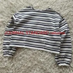 &♦︎ジャーナルスタンダードレリューム　マルチボーダークロッププルオーバー