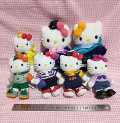 サンリオ ハローキティ ぬいぐるみ マスコット 制服シリーズ CAのサムネイル