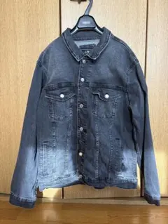 ZARA ダークグレー デニムジャケット Lサイズ