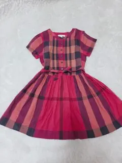 極美品 バーバリー BURBERRY メガチェック フレアワンピース現行モデルのサムネイル