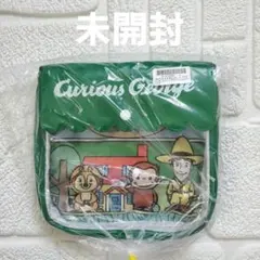 【新品未使用】おさるのジョージ　プラチナムザッカシーンデザインショルダーバッグ