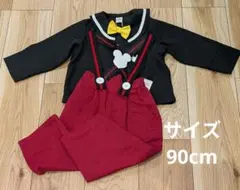 90cm リトシー　ディズニー　ミッキー　なりきり　上下セット