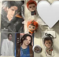 龍 ランペ グッズセット フラッグアクセサリー 着ぐるみキーホルダー 缶バッジ