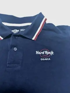 HardRockCAFE OSAKA ポロシャツ 紺 S レア