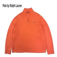 Polo by Ralph Lauren ハーフジップ スウェット オレンジ