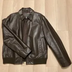 BANANA REPUBLIC ダークブラウン レザージャケット L
