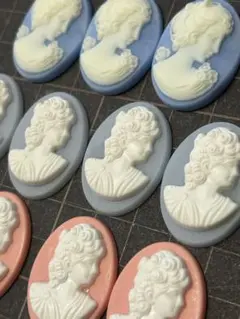 樹脂　カメオパーツ デコパーツ 樹脂パーツ　ストーン