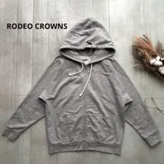 RODEO CROWNS／プルオーバーパーカー／フード／ジップアップ／M