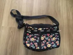LeSportsac ショルダーバッグ 花柄 キルティング