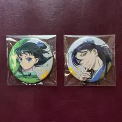 薬屋のひとりごと展 ランダムグリッター缶バッジ ／ 猫猫・壬氏