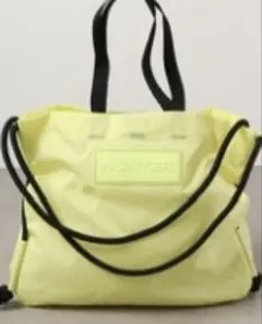 【値下げ】HUNTER パッカブル トートバッグ イエローのサムネイル